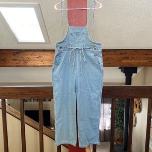 Denim overalls
